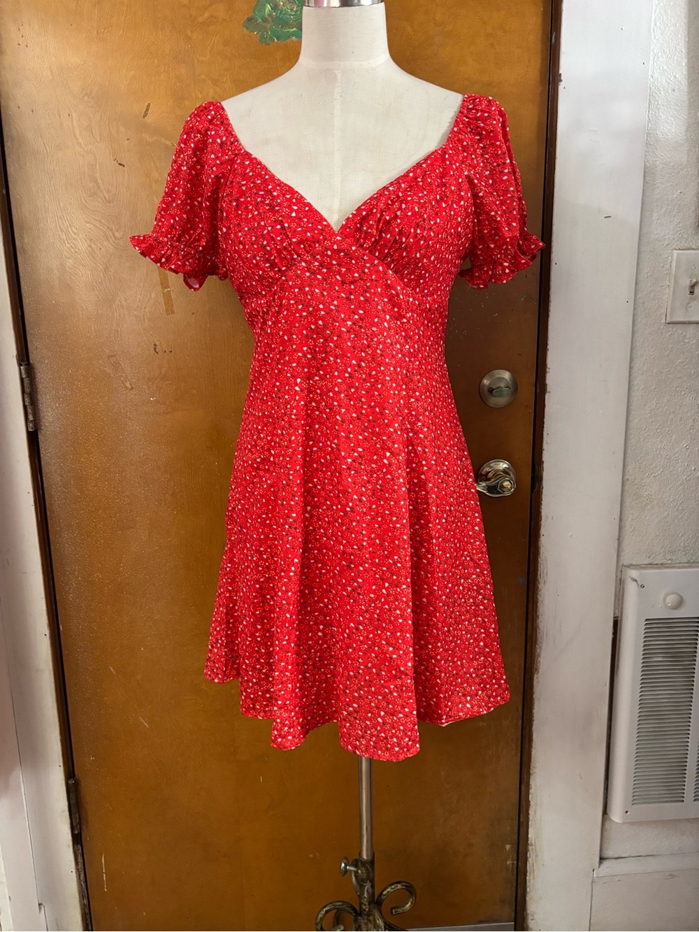 Princess Polly red dress.  Size 8